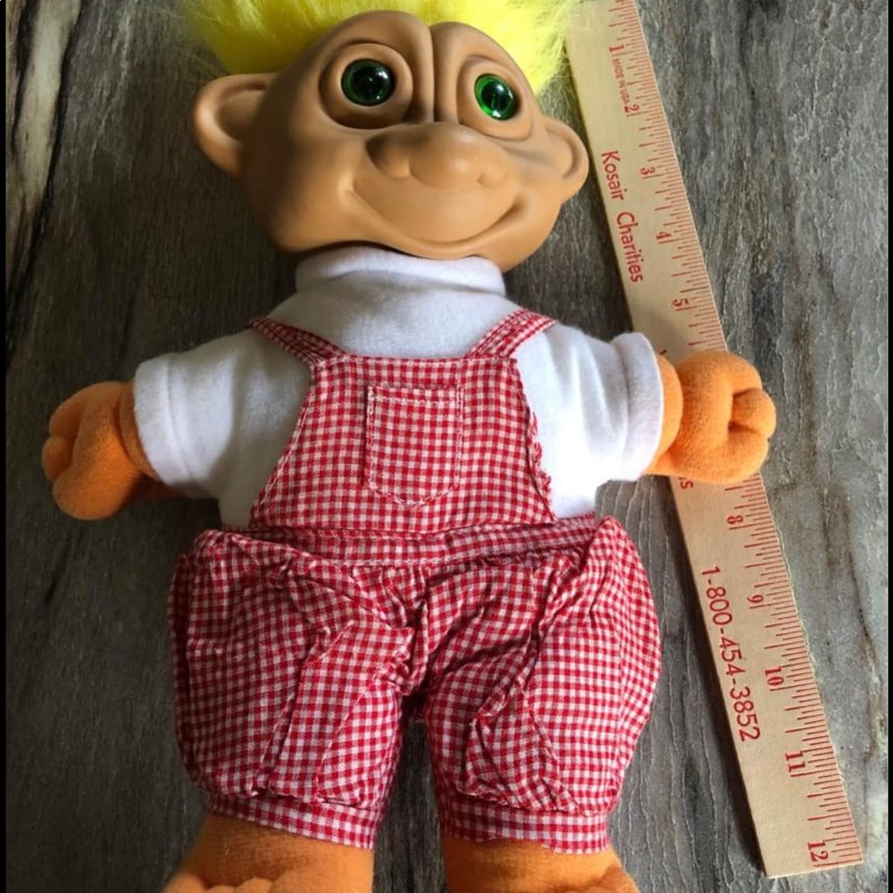 1992 Soma Glo Troll Doll 12” Very Good Condition!